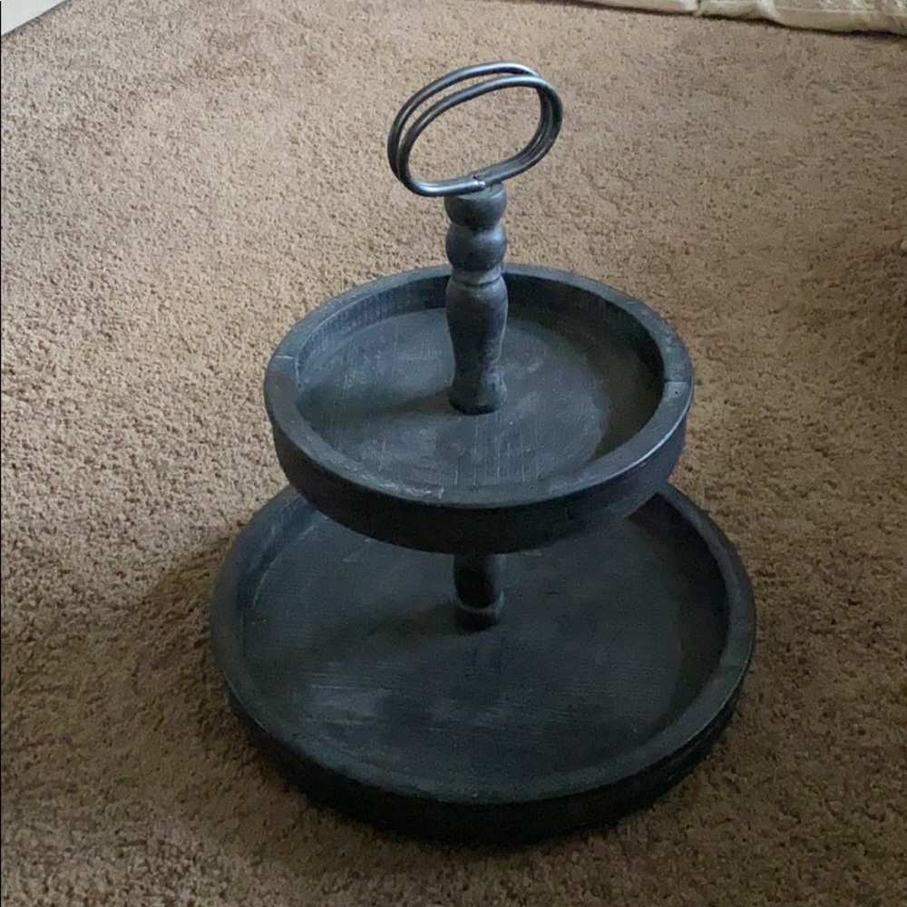 Two tiered stand  farmhouse